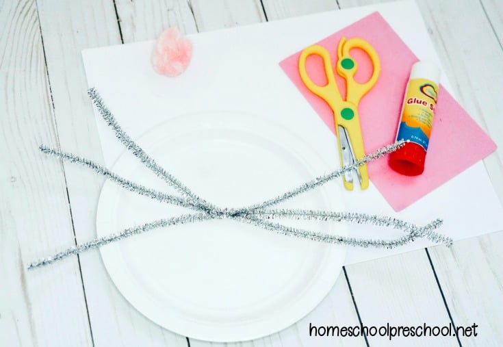 bunny paper plate craft