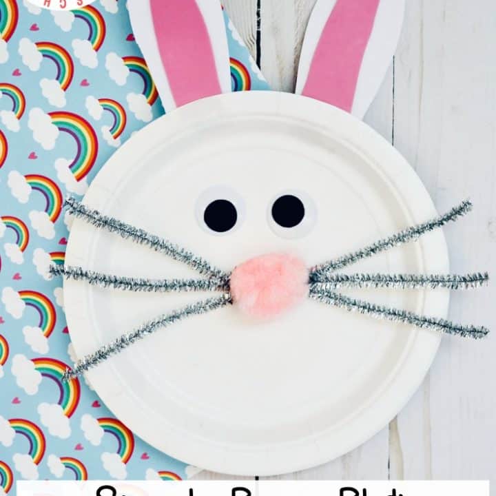 bunny-paper-plate-craft-720x720 Easter Bunny Crafts for Preschoolers
