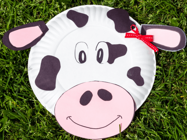 cow-mask-square-720x540 Paper Plate Cow Craft