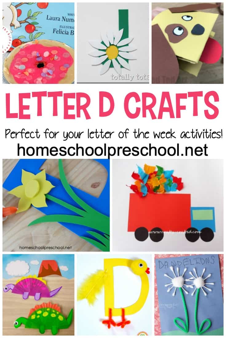 Letter of the Week: Crafts to Teach Letter D