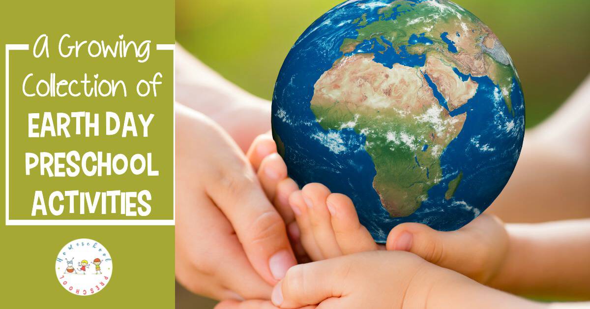 Don't miss this amazing collection of Earth Day preschool activities! You'll find printables, books, service project ideas, and more. 
