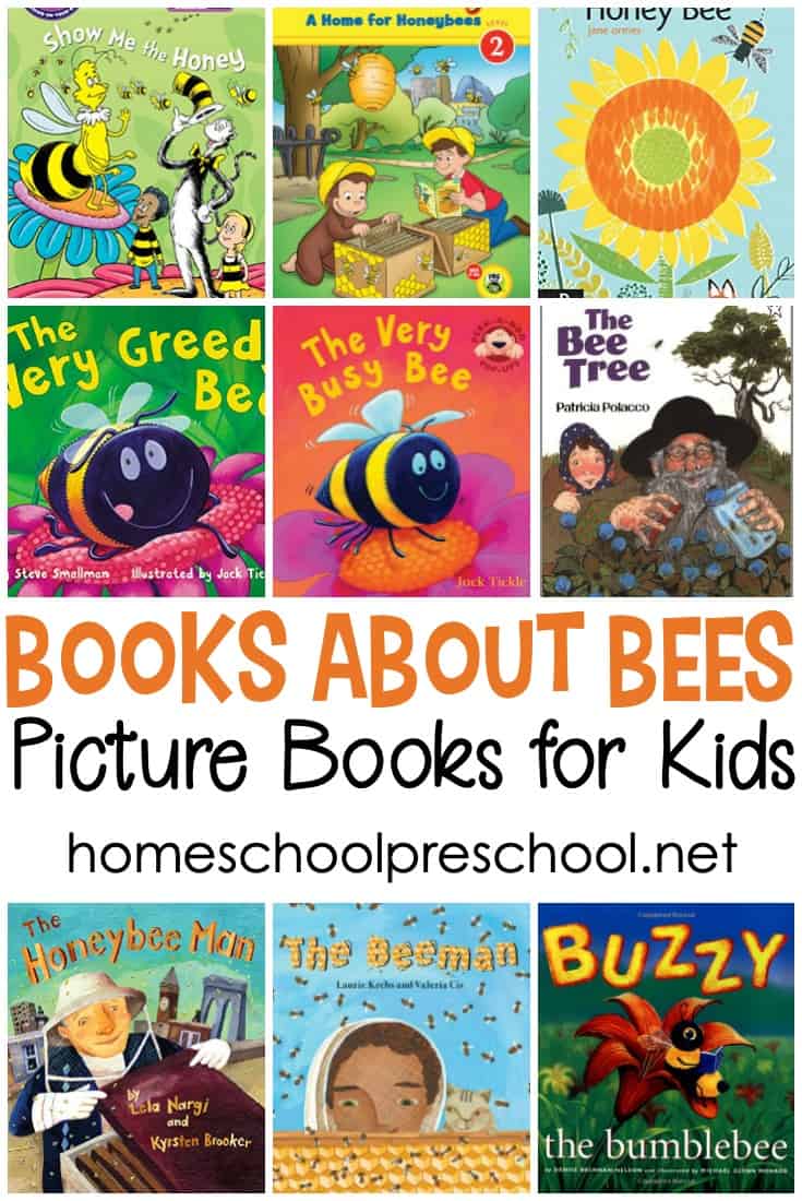 Fill your spring and summer book basket with this wonderful collection of fiction books about bees. They're perfect for young readers!