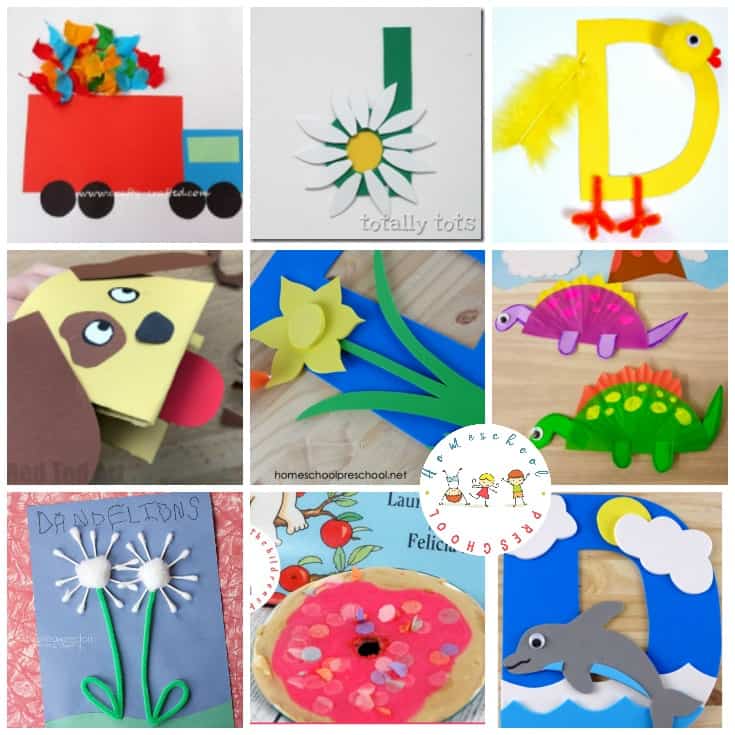 Don't miss this amazing collection of crafts to teach Letter D! They're perfect for your upcoming Letter of the Week and general PreK activities!