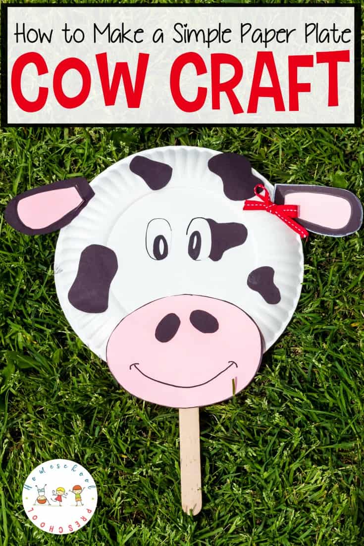 This paper plate cow craft for kids is super easy and as cute as can be! Add it to your farm-themed activities or your Letter Cc lessons.