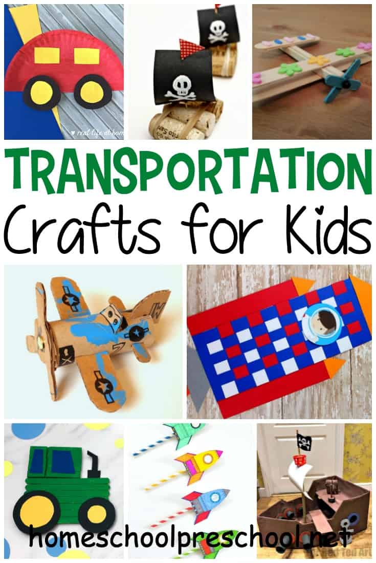 Preschool Transportation Crafts