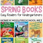 As your learn to read, provide them with a selection of Easy Reader spring books for kindergarten readers. They'll love reading on their own with these fun stories. 