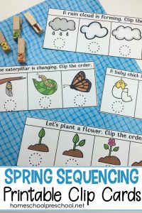 Spring Sequencing Cards Printable