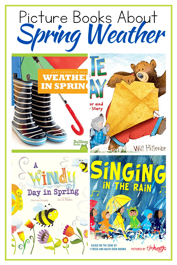 Rainbows, windy days, and spring showers. These spring weather books for preschoolers will help them learn more about the weather this time of year.