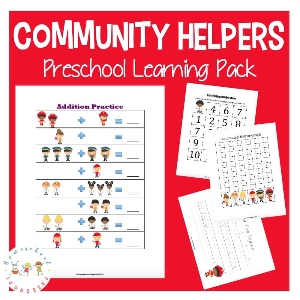 community-helpers-printables Community Helpers Preschool Pack