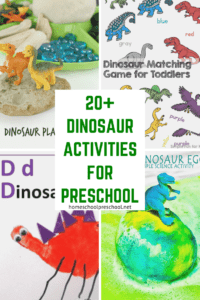 Dinosaur Preschool Theme Activities