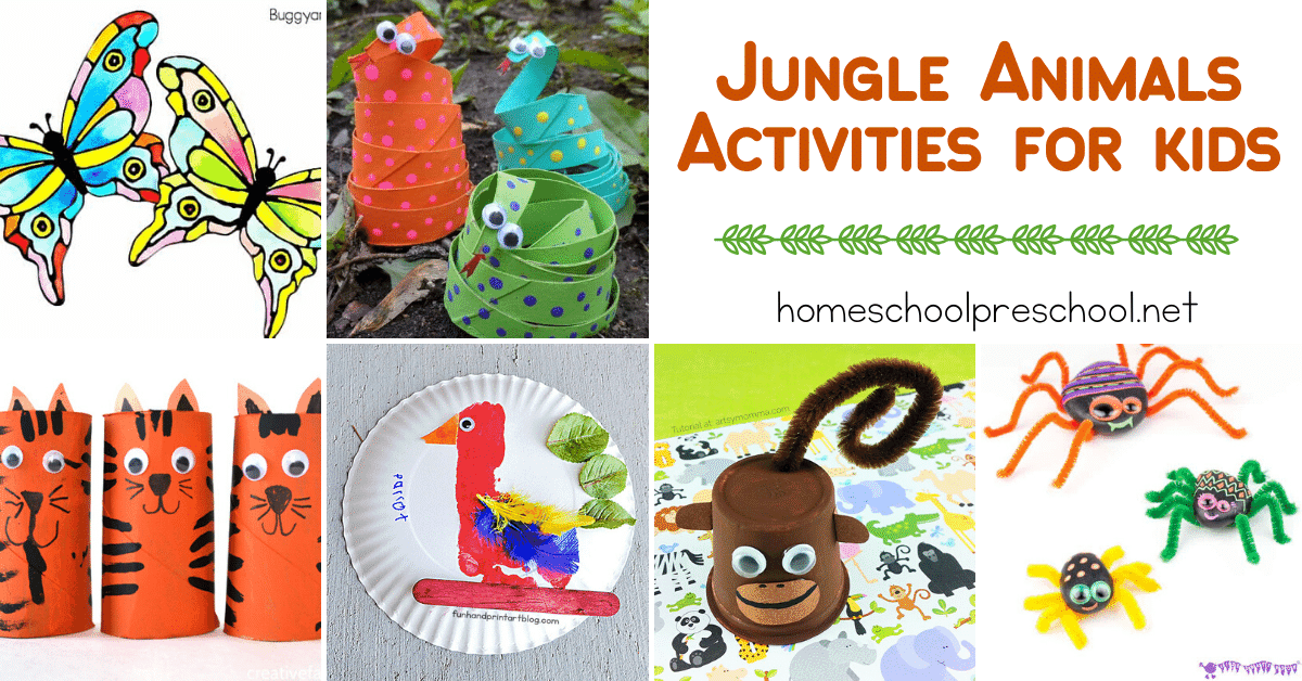 25 Creative Jungle Animal Activities for Preschoolers