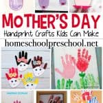 Handprint crafts make great keepsakes. Mom will love these Mother's Day handprint crafts and will treasure them for years to come. 