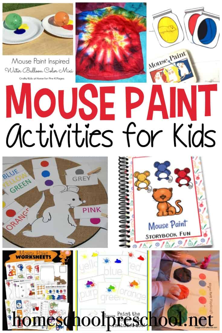 Mouse Paint Activities for Kids