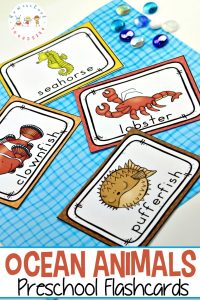Printable Ocean Animals Flashcards