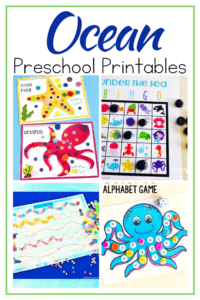 Preschool Ocean Theme Printables