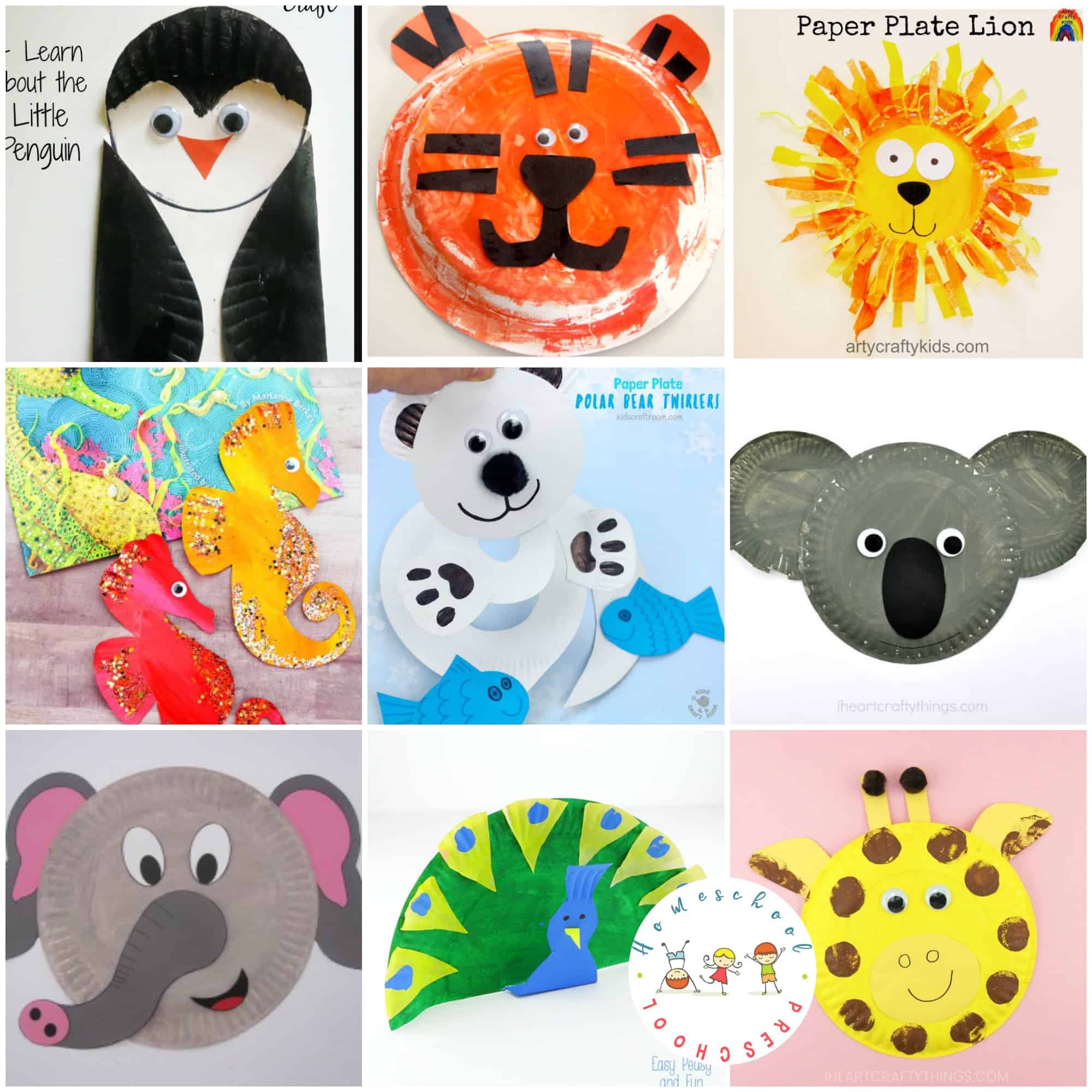 25 Awesome Zoo Animal Paper Plate Crafts for Kids