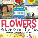 This spring and summer, teach kids about seeds, gardening, and plants with these preschool books about flowers. Fiction and nonfiction selections for kids. #preschool #preschoolbooks #flowerbooks #picture books
