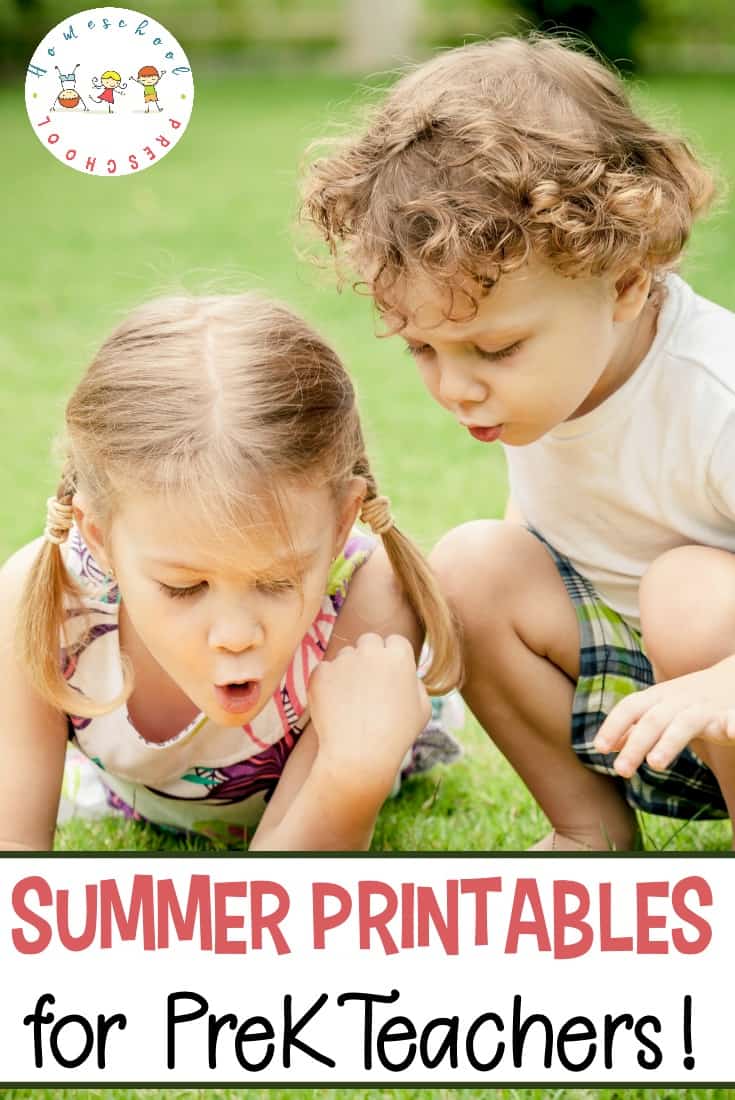 Looking for something fun to do with your preschoolers? These free summer printables are just what you need to entertain your little ones on a hot summer day.