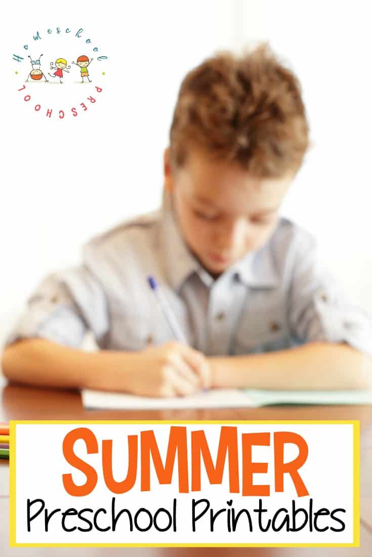 Free Summer Printables for Preschoolers