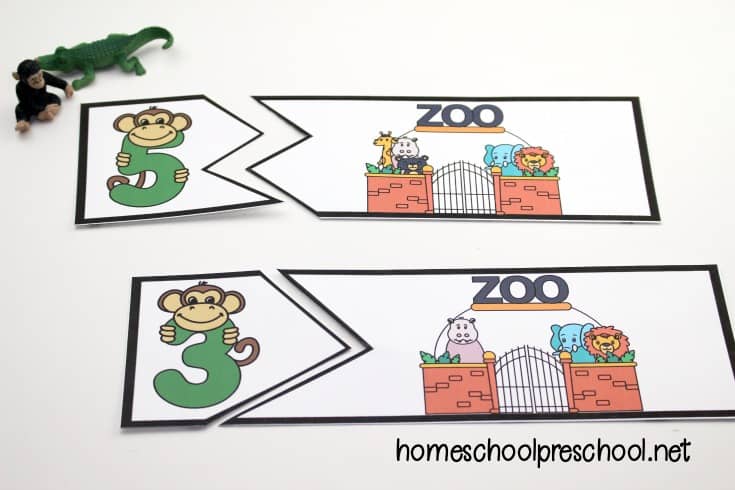Kids will practice counting a fun variety of zoo animals with these four zoo counting activities! They're perfect for your math centers! 