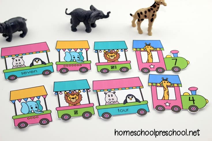 Kids will practice counting a fun variety of zoo animals with these four zoo counting activities! They're perfect for your math centers! 