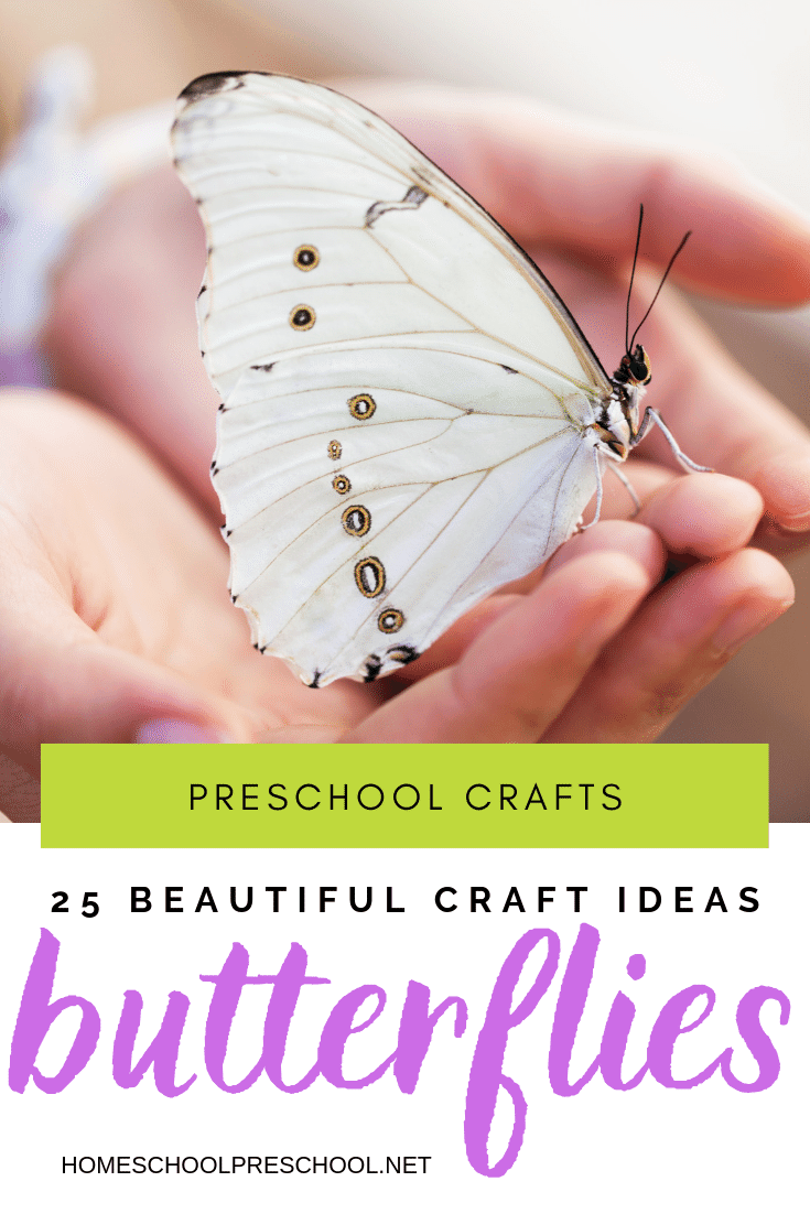 Butterfly crafts for preschoolers are perfect for spring and summer afternoons. Kids will love all 25 of these creative ideas. 