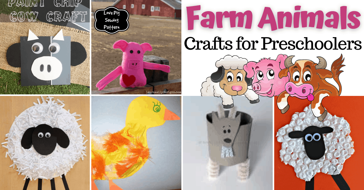 25 Fantastic Farm Animal Crafts for Preschool