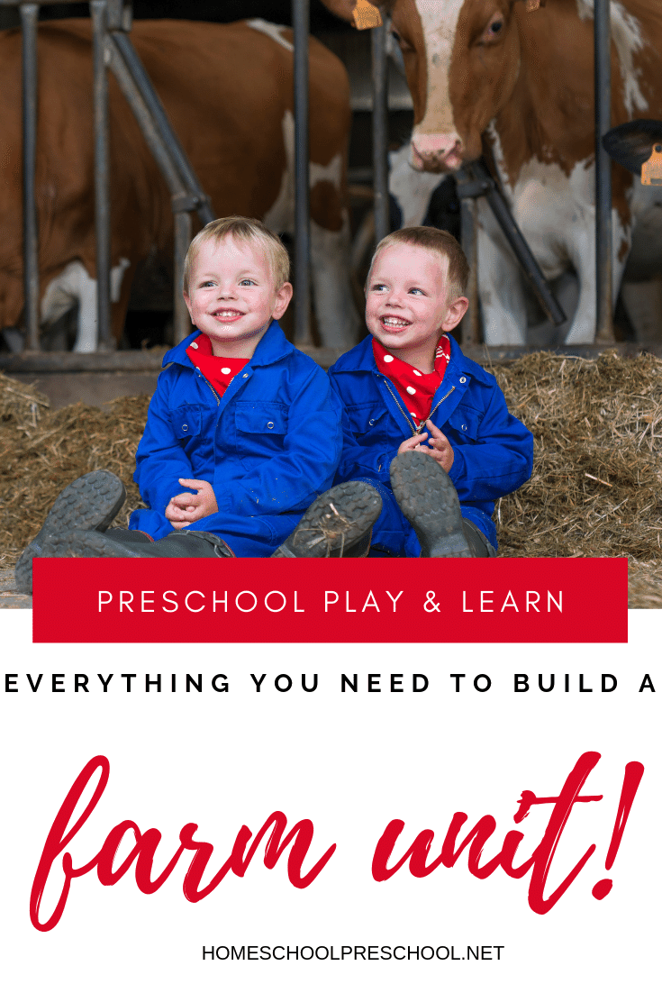 Farm activities for preschoolers! Find crafts, printables, book lists, and more. Come discover some farm-tactic ideas for little ones! 