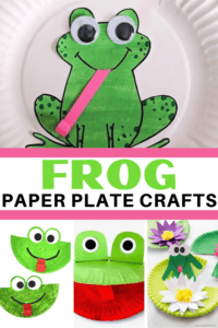 Paper Plate Frog Crafts for Preschool
