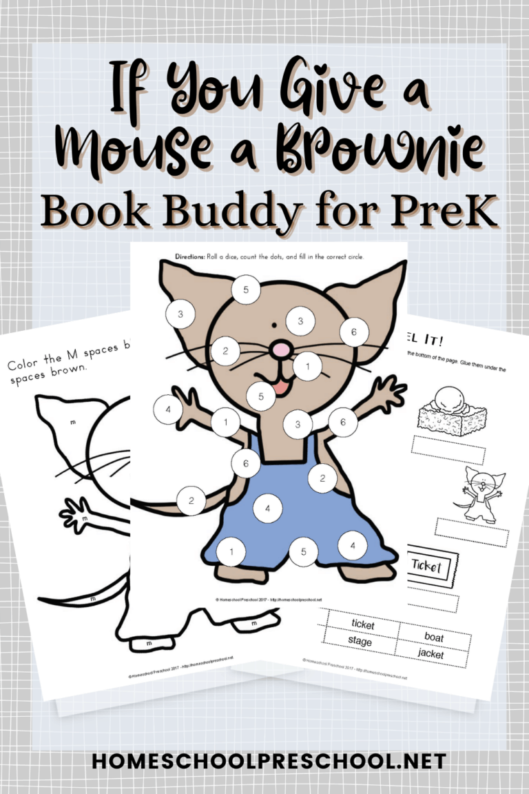 If You Give a Mouse a Brownie Printables