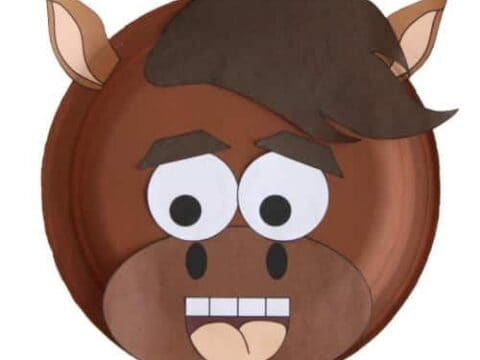 Image for DLTK's Crafts for Kids
Paper Plate 
Horse Craft