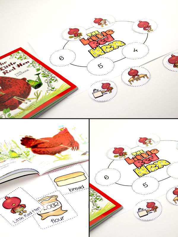 Free Printable Little Red Hen Sequencing Cards