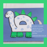 Add this letter D dinosaur craft to your dinosaur themed activities. It's also a great addition to your Letter of the Week activities, as well. 