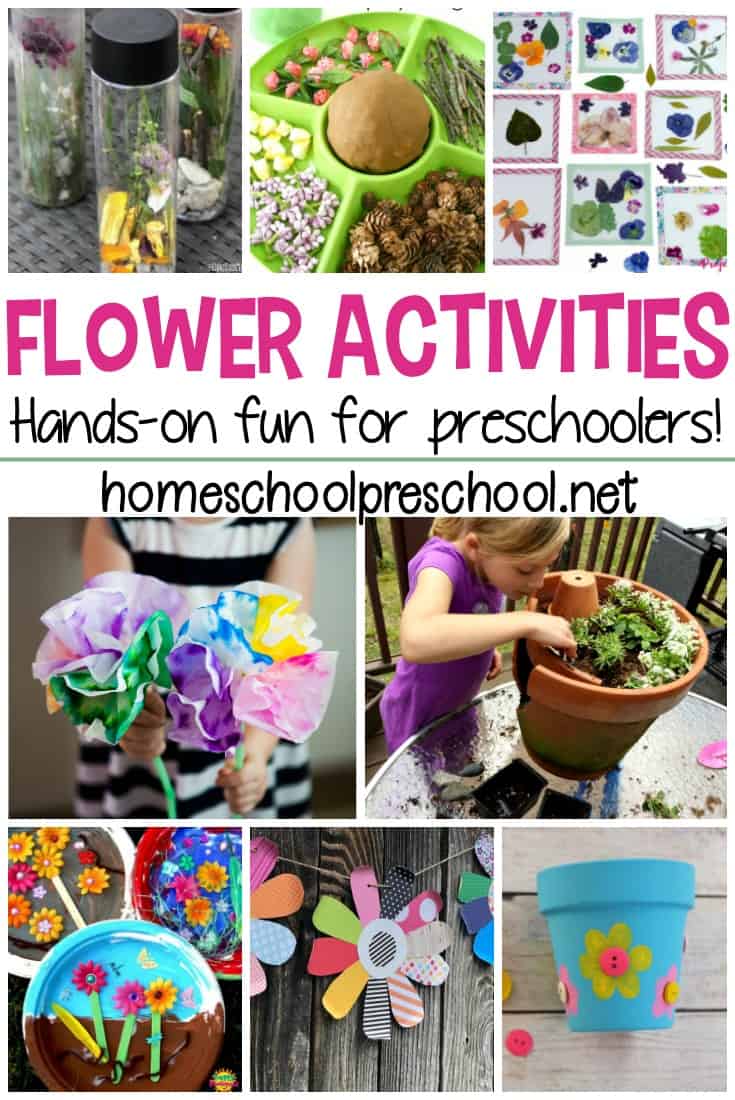 Spring and summer are the best time to pull out all your flower activities for preschoolers. Kids are going to love all of these hands-on ideas!