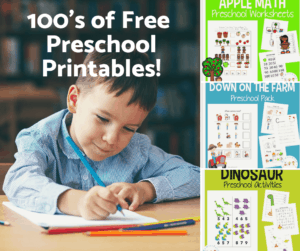 Free Preschool Printables for Your Homeschool Preschool