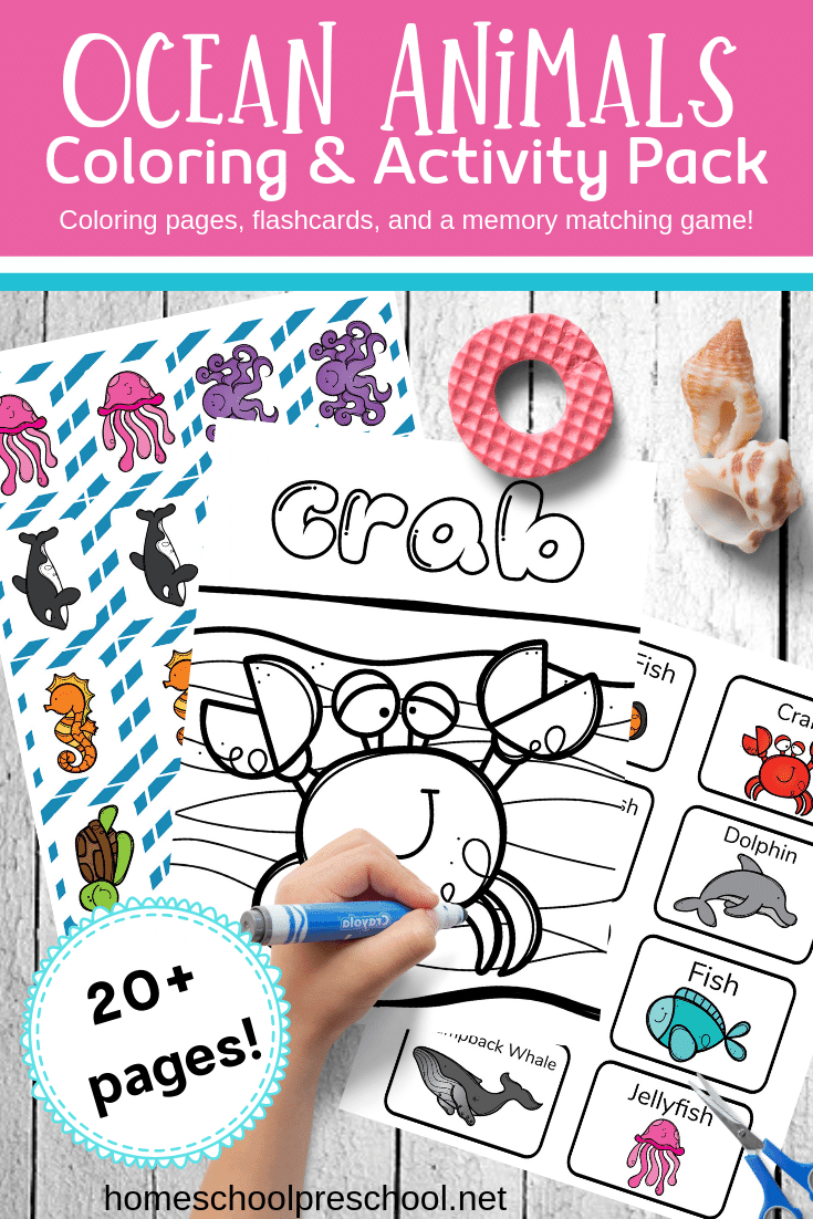 Preschool Ocean Coloring Pages