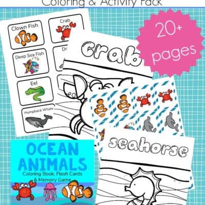 Ocean Coloring Pages for Preschoolers
