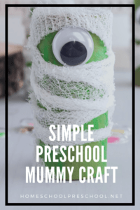 Preschool Mummy Craft