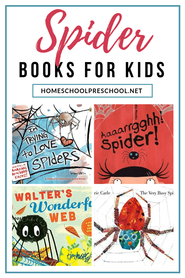 If you're studying spiders or looking for some fun books to read this Halloween, try these spider books for preschoolers. They're great for young readers. 