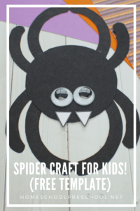 Preschool Spider Craft