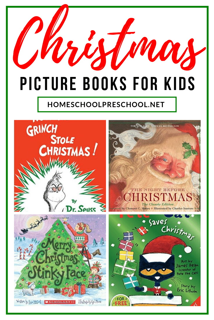 This December, fill your shelves with an amazing collection of Christmas books for preschoolers. These picture books are a great place to start!