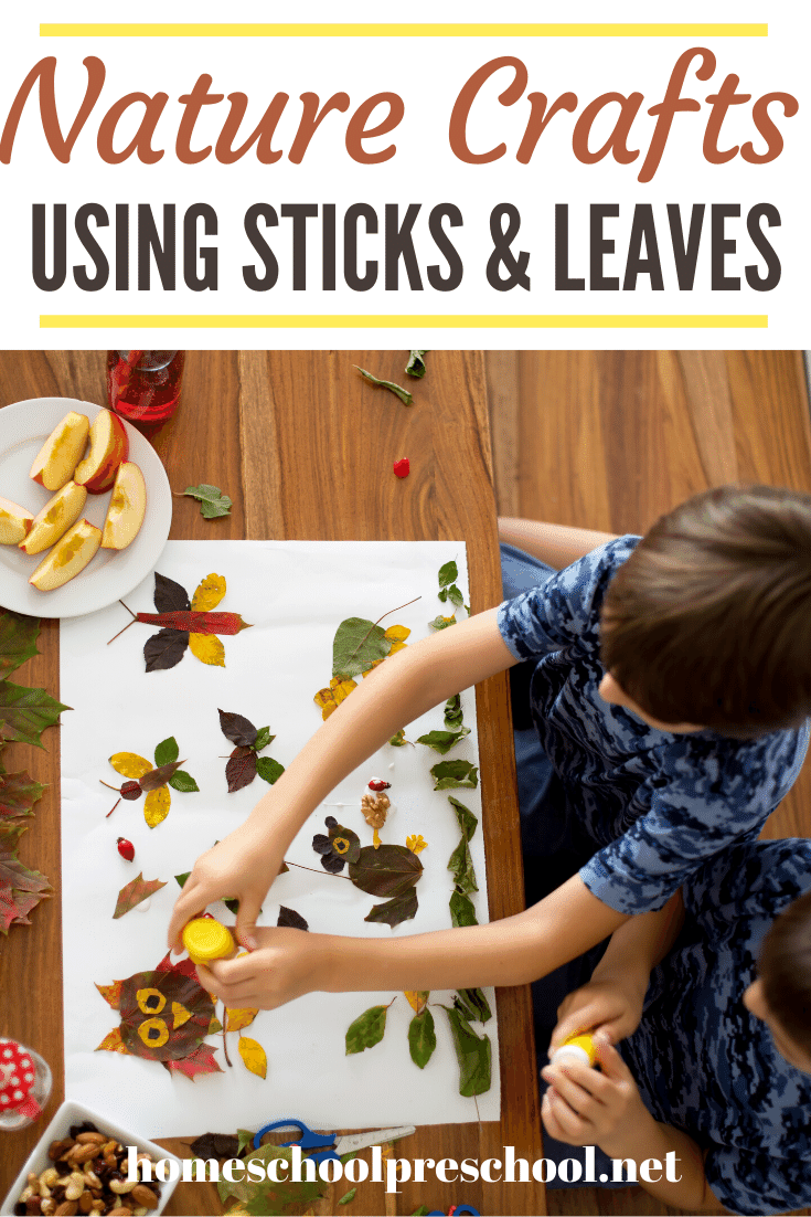 Crafts with Leaves and Sticks