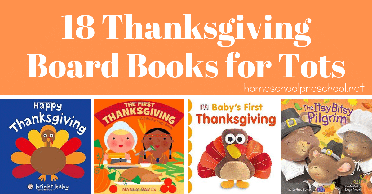 Snuggle up with your little turkey, and share some of these Thanksgiving board books with them. They're perfect for toddlers and preschoolers!