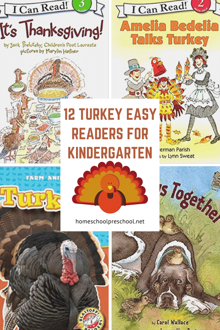 Don’t miss the terrific collection of turkey books for kindergarten! These easy readers are sure to engage and excited your young readers this fall.