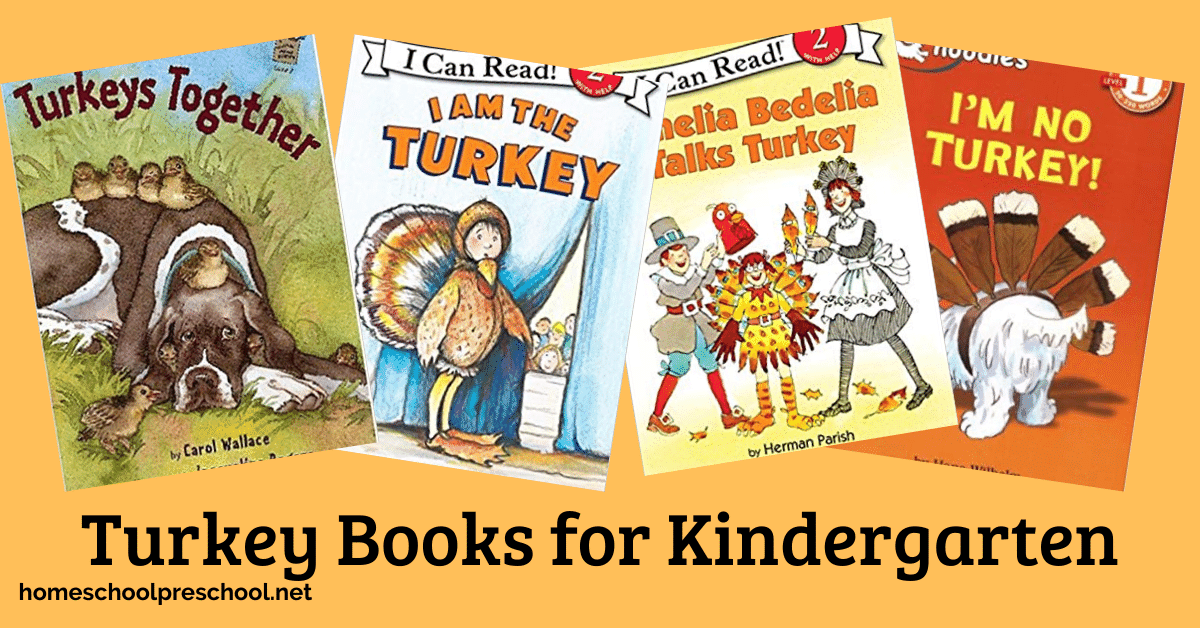 Don’t miss the terrific collection of turkey books for kindergarten! These easy readers are sure to engage and excited your young readers this fall.