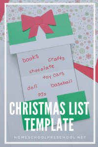 Christmas List Template