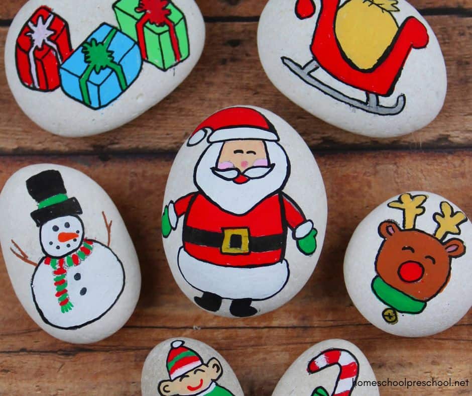 Christmas Story Stones: Sparking Creativity and Language Skills