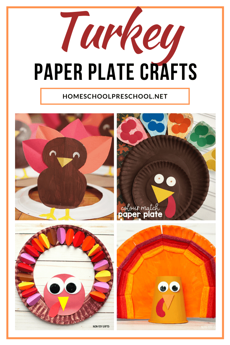 Turkey Paper Plate Crafts for Preschoolers