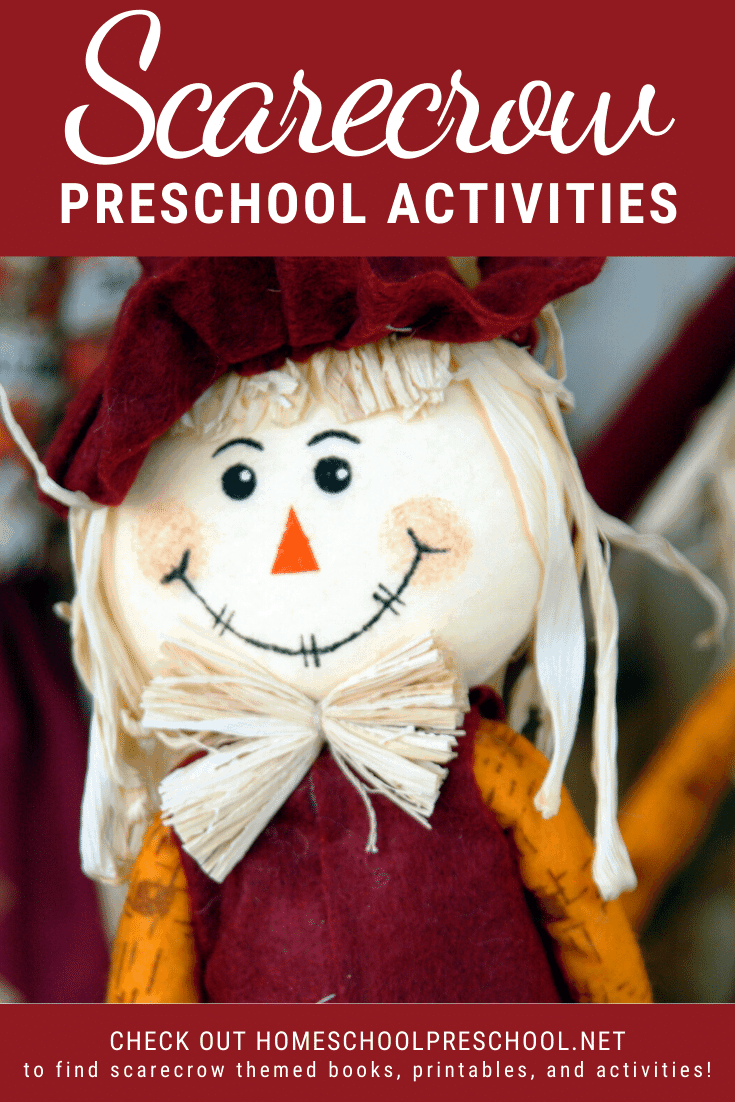 Spectacular scarecrow activities for preschoolers! Find crafts, printables, book lists, and more. Come on over to discover them all!