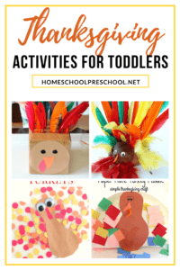 Thanksgiving Toddler Activities